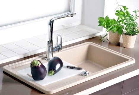 efektowny zlew granitowy z