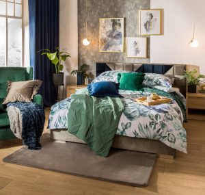 Salony Agata_aranżacja sypialni_panele tapicerowane_1 Panele i zagłówki tapicerowane jako sposób na łóżko idealne